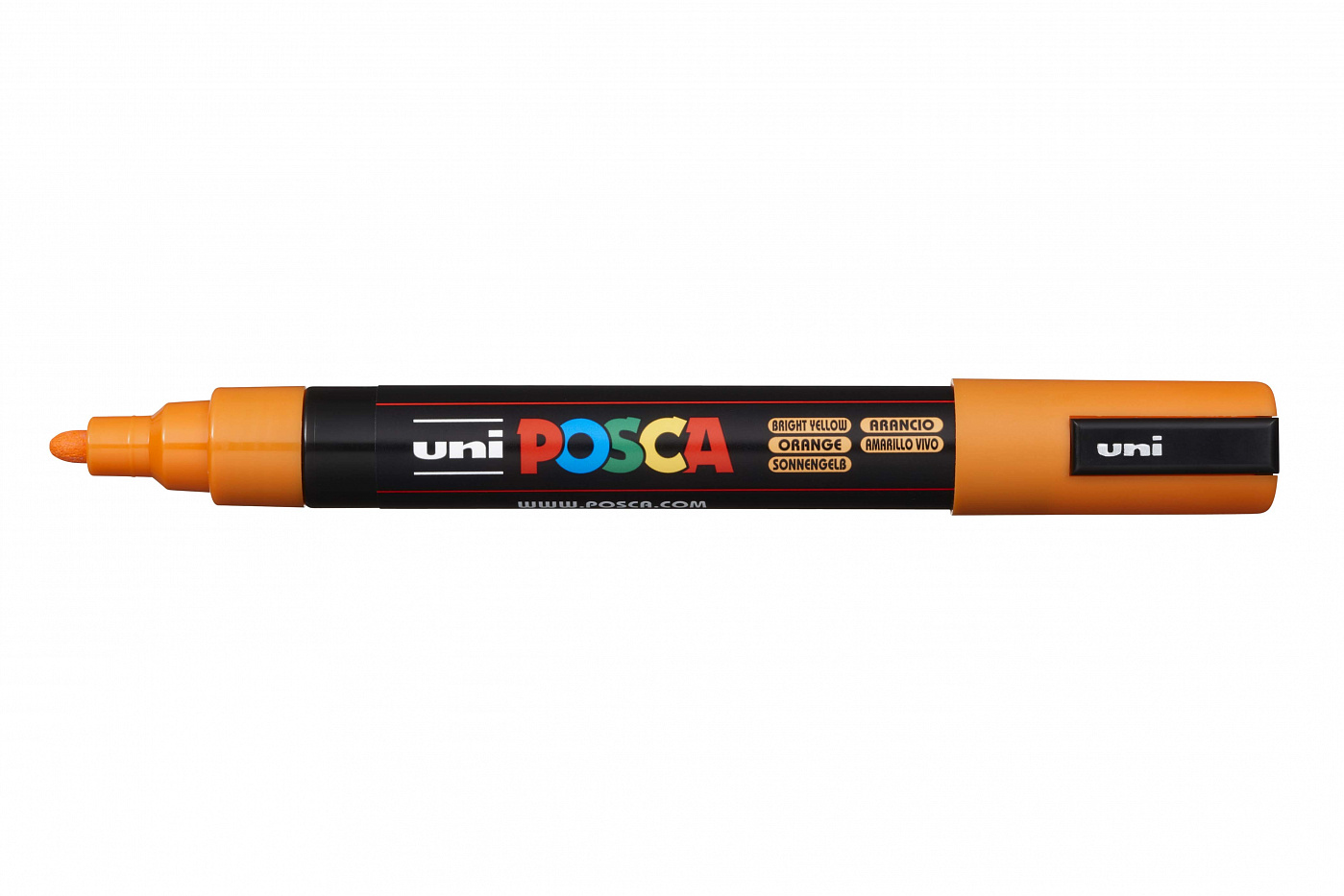 Маркер UNI "POSCA" PC-5M, 1,8-2,5 мм, наконечник пулевидный, цвет коралловый UNI-149457