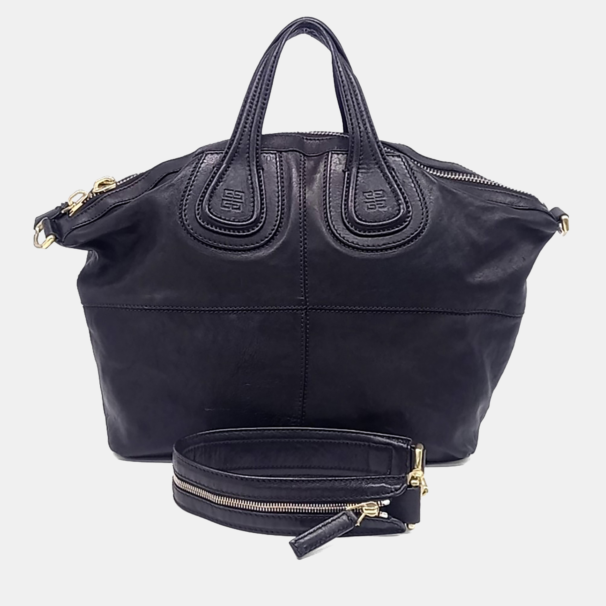 Givenchy Nightingale Black Leather Medium