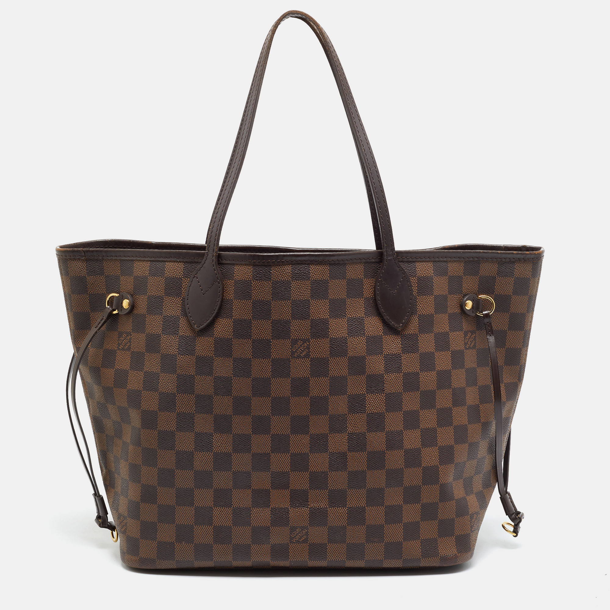 Louis Vuitton Neverfull MM Damier Ebene Canvas Tote