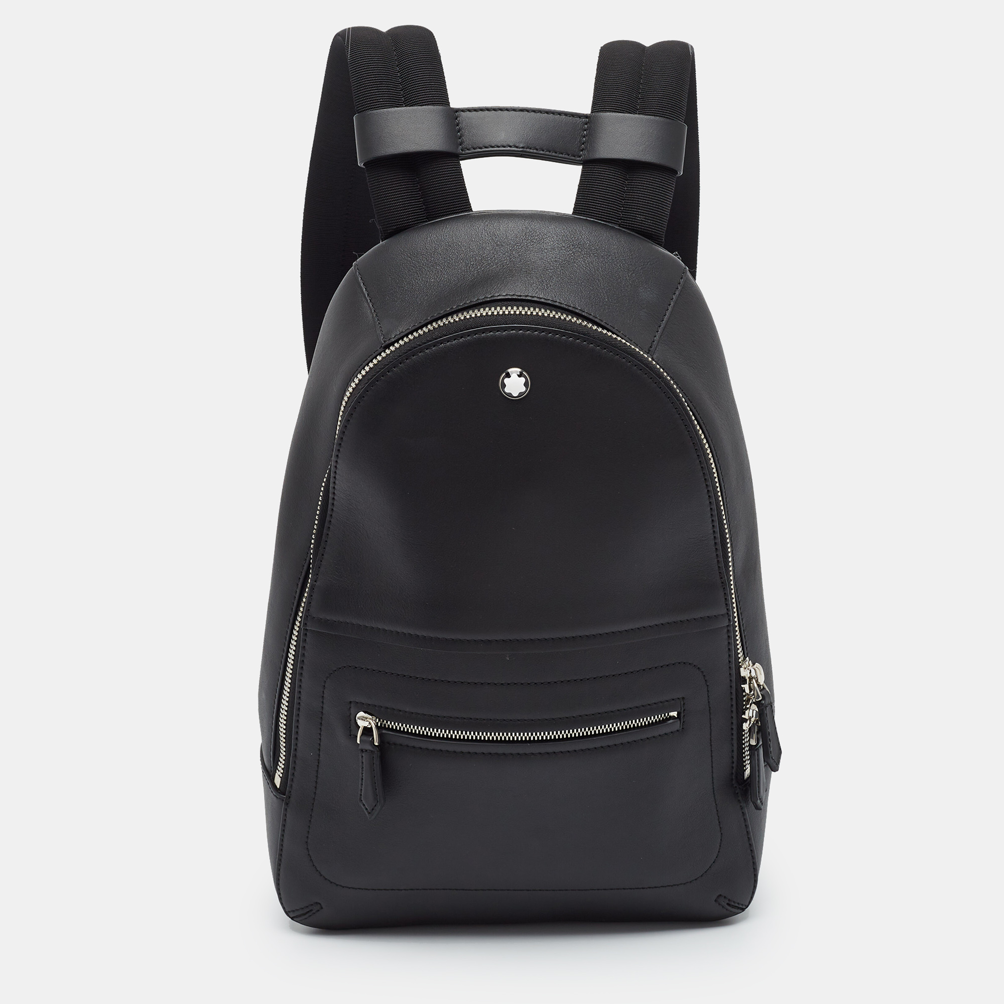 Montblanc Sartorial Black Leather Backpack