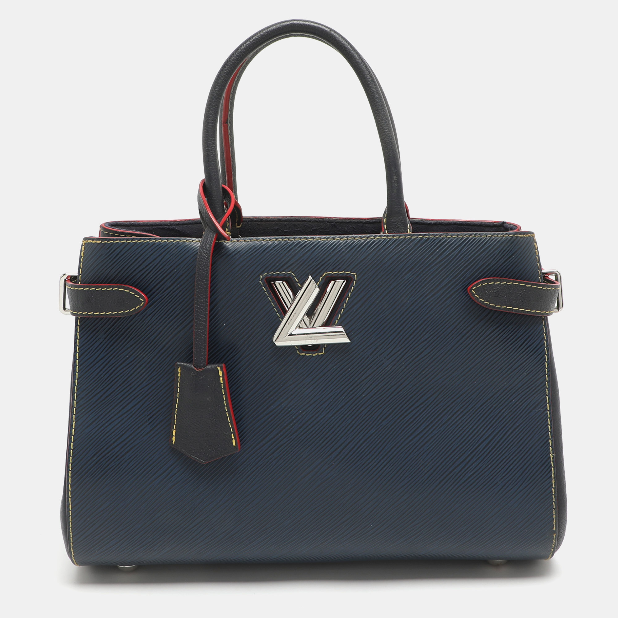 Louis Vuitton Twist Indigo Epi Leather Tote Bag