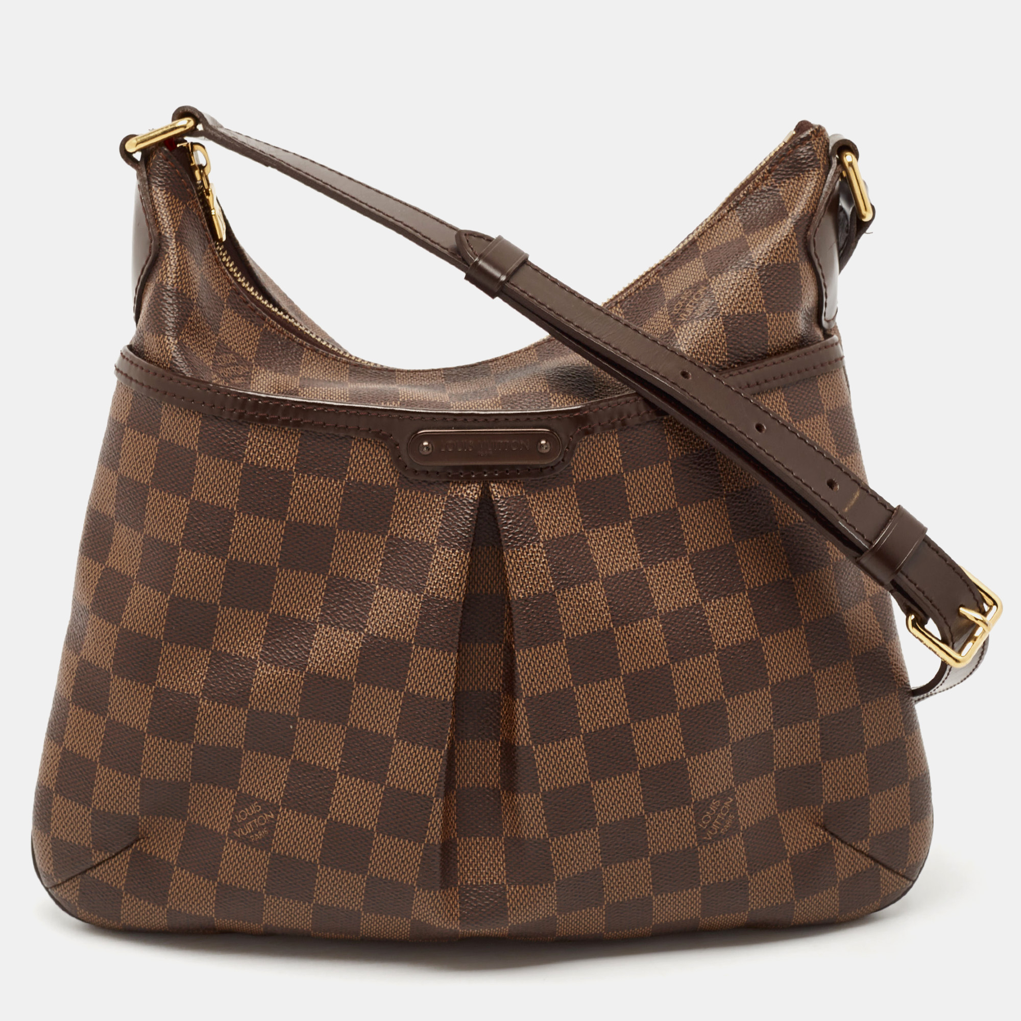 Louis Vuitton Bloomsbury Small Brown Coated Canvas and Leather Crossbody Bag