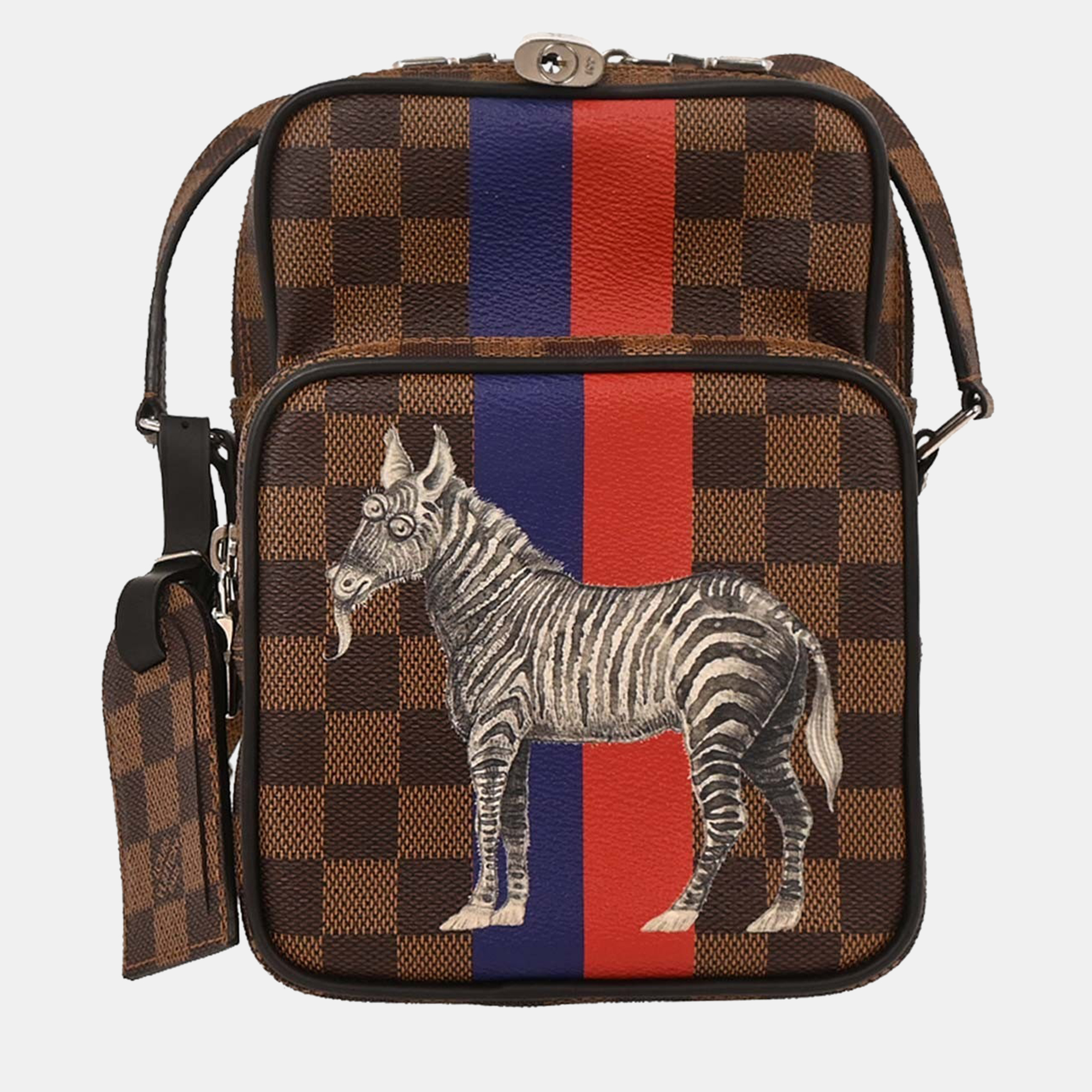 Louis Vuitton Amazon Chapman Brothers Damier Ebene Coated Canvas Crossbody Bag
