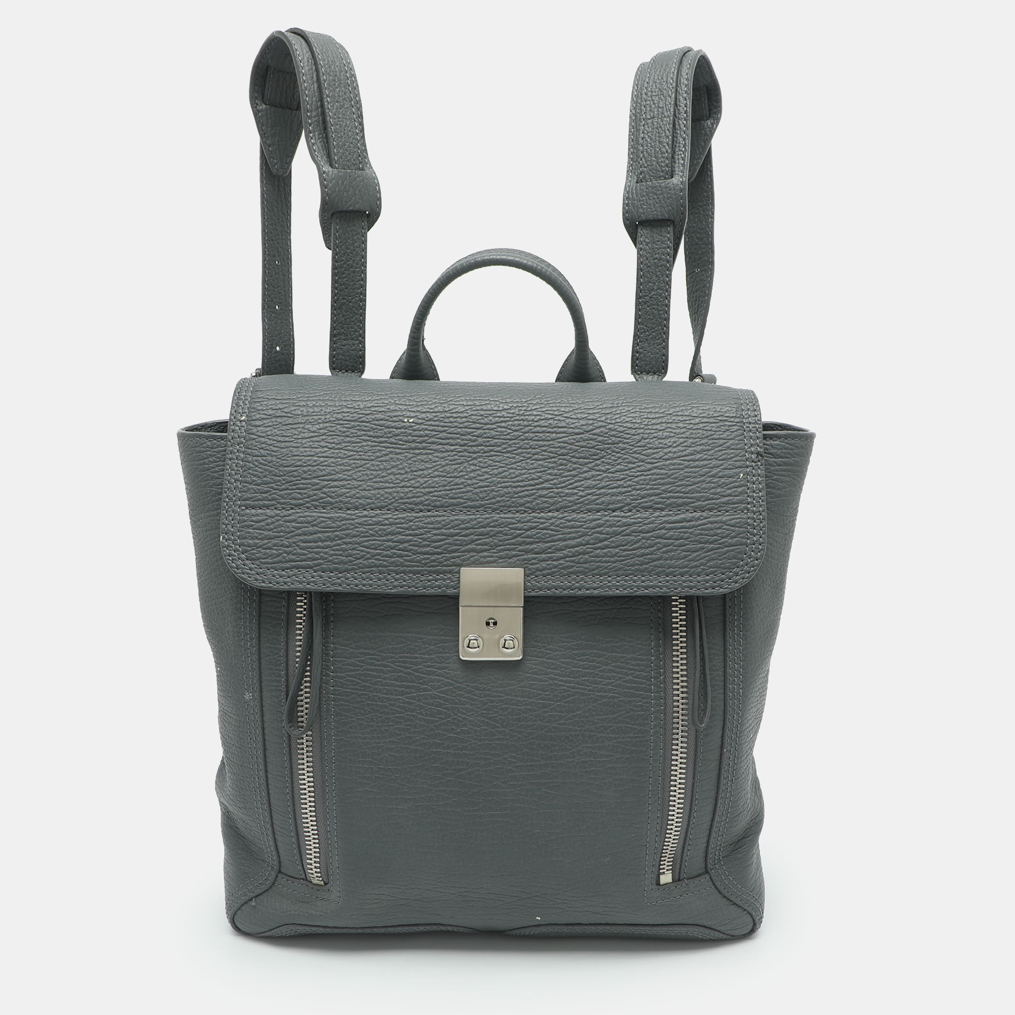3.1 Phillip Lim Pashli Grey Leather Backpack