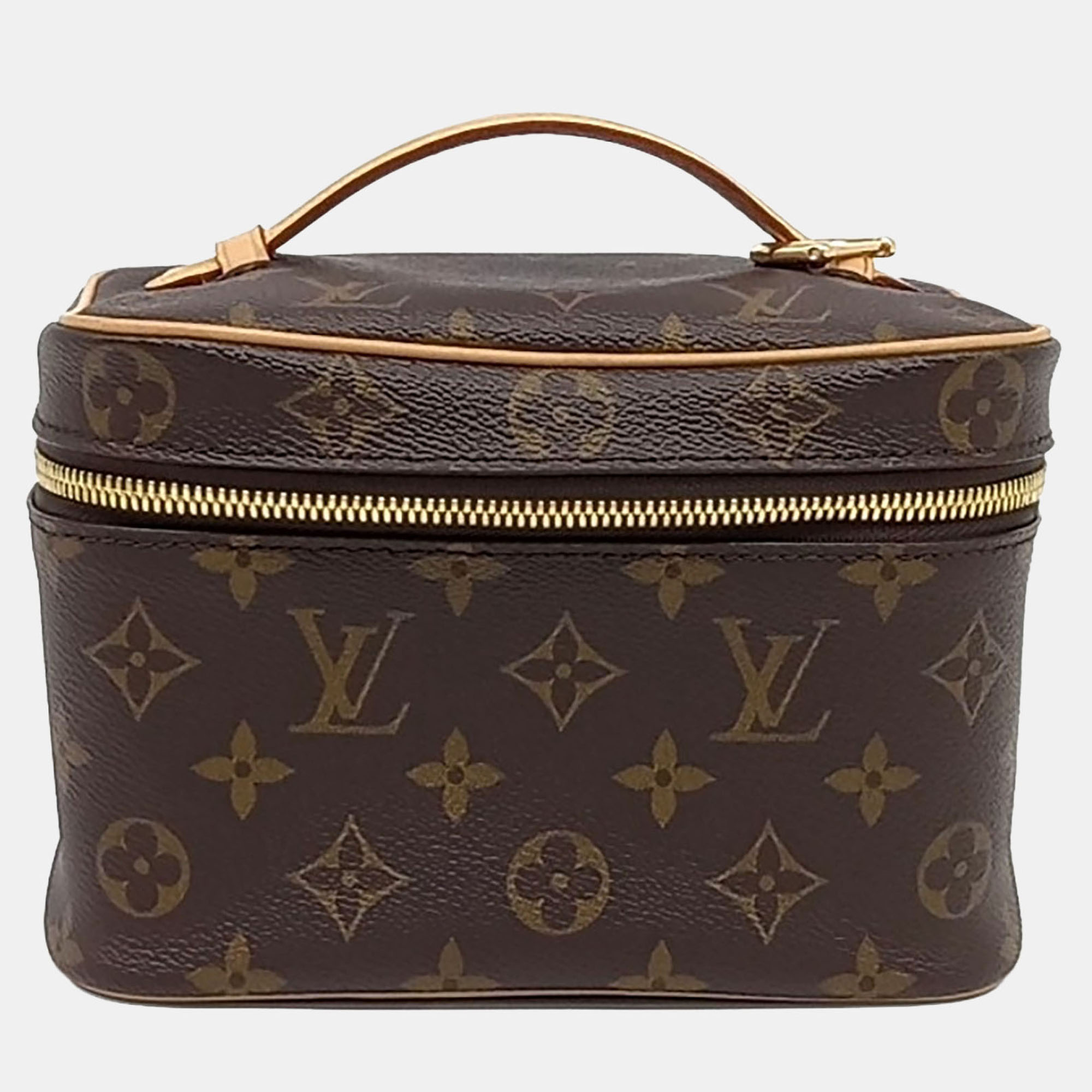 Louis Vuitton Nice Mini Brown Monogram Canvas Vanity Bag