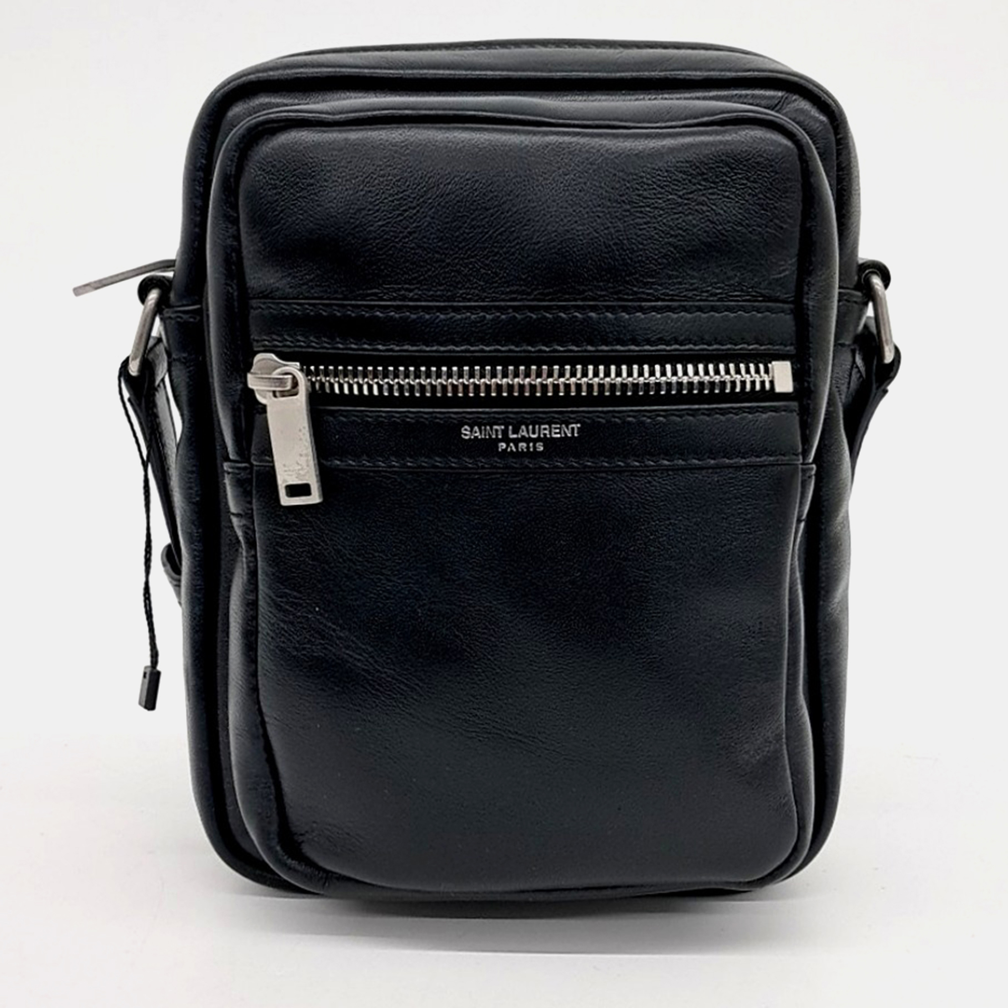 Saint Laurent Sid Small Black Calfskin Leather Crossbody Bag Saint Laurent Paris