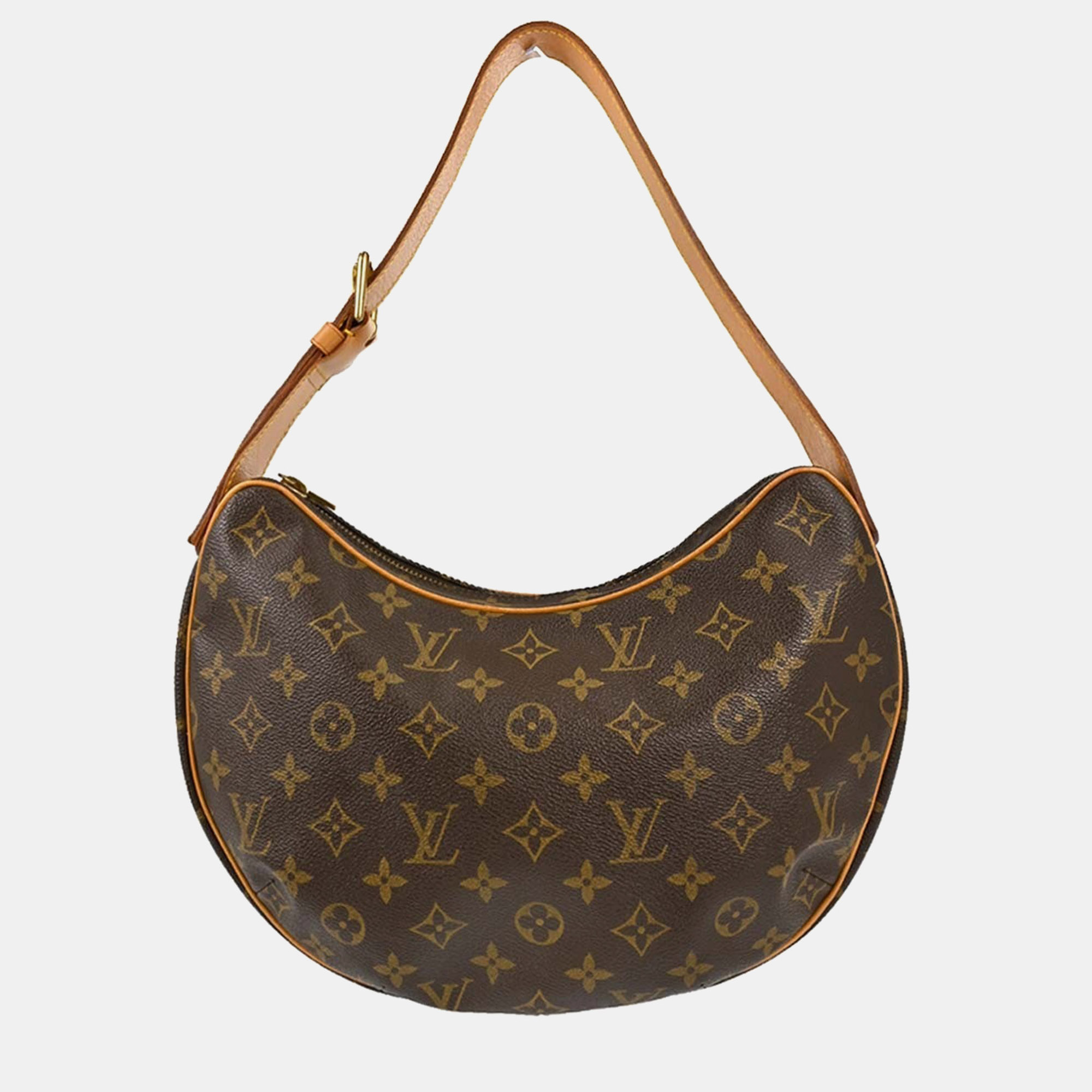 Louis Vuitton Croissant MM Brown Monogram Canvas Shoulder Bag