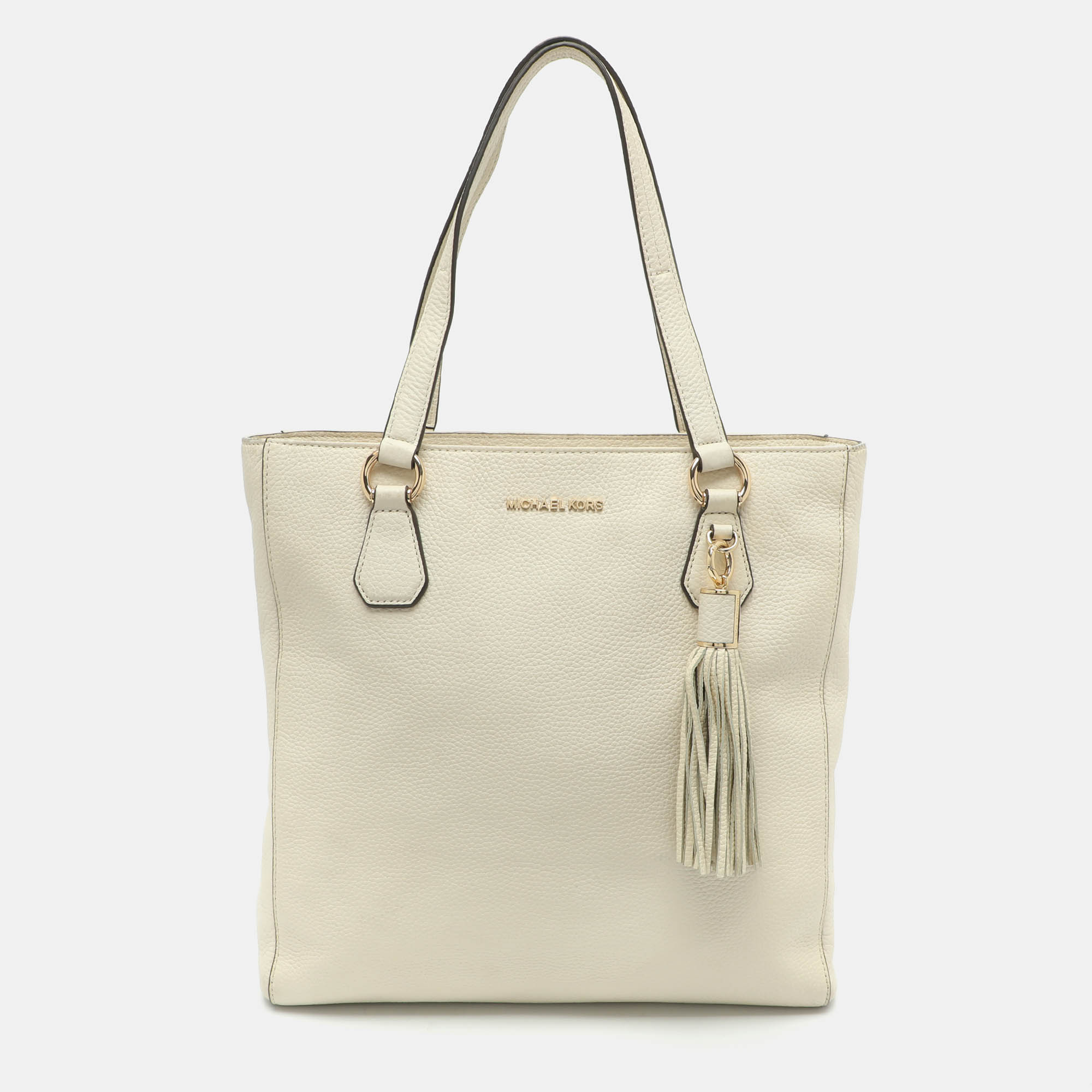 MICHAEL Michael Kors Bedford White Leather Tote