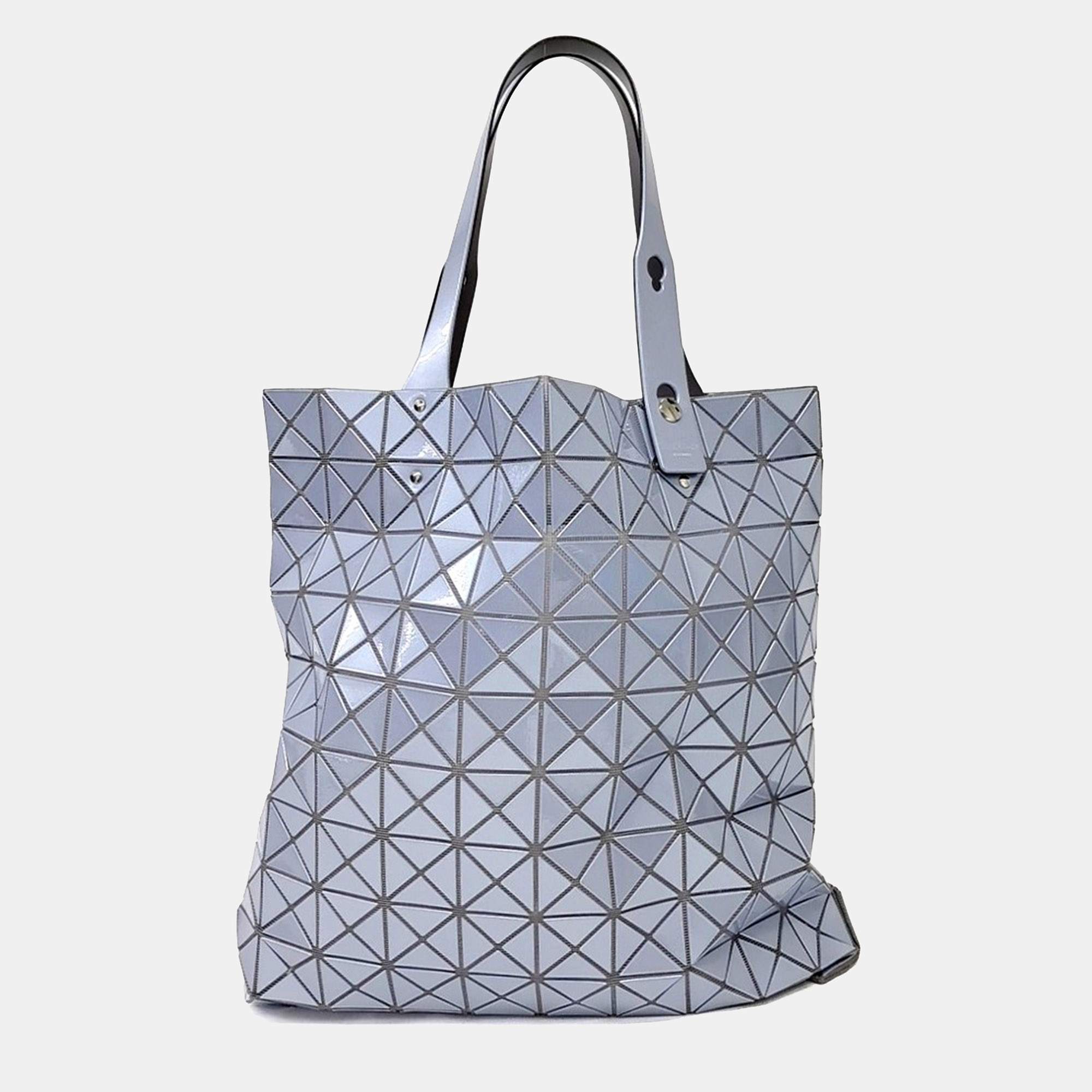 Issey Miyake Purple PVC Bao Bao Tote Bag