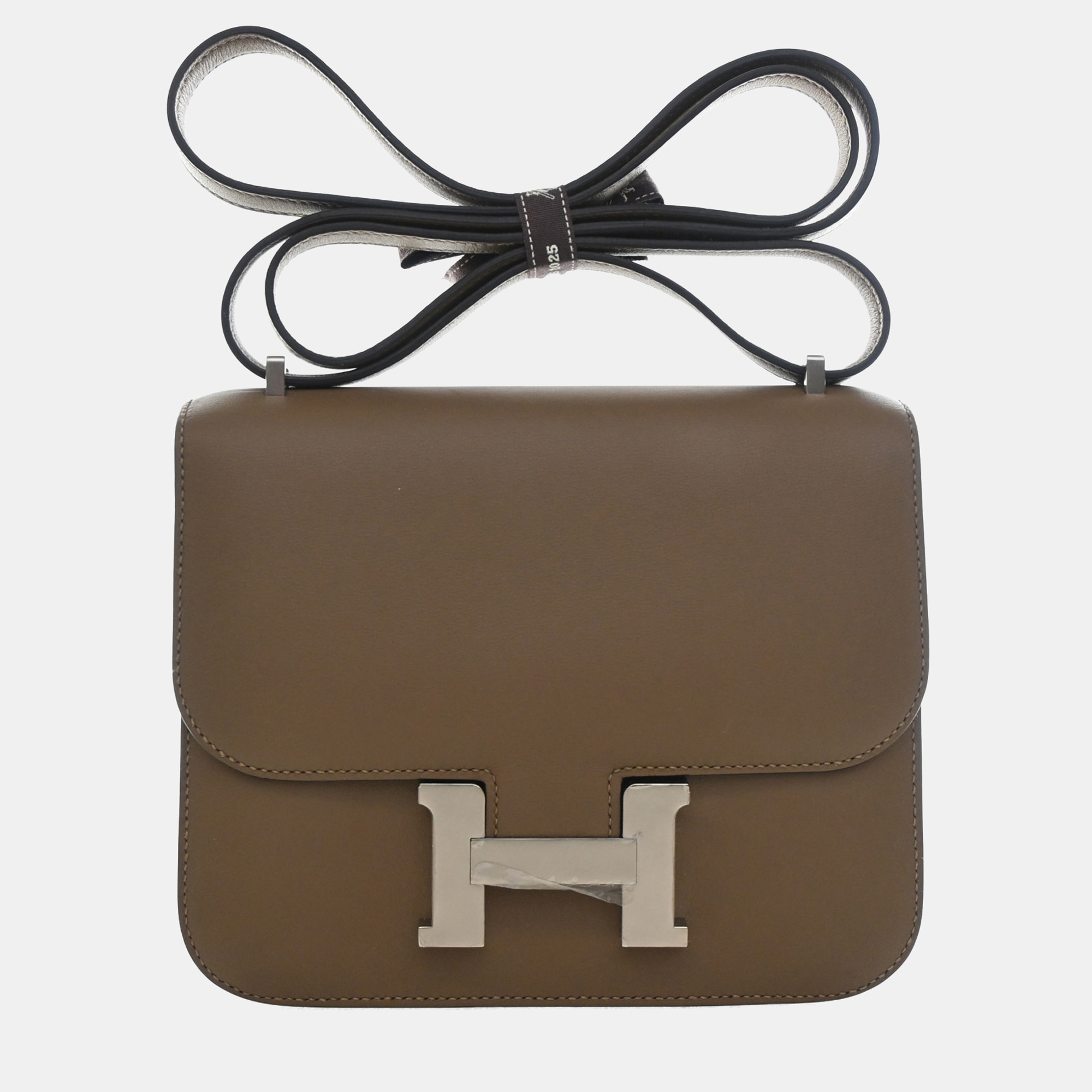 Hermes Constance 18 Beige de Weimar Evercolor Leather Shoulder Bag