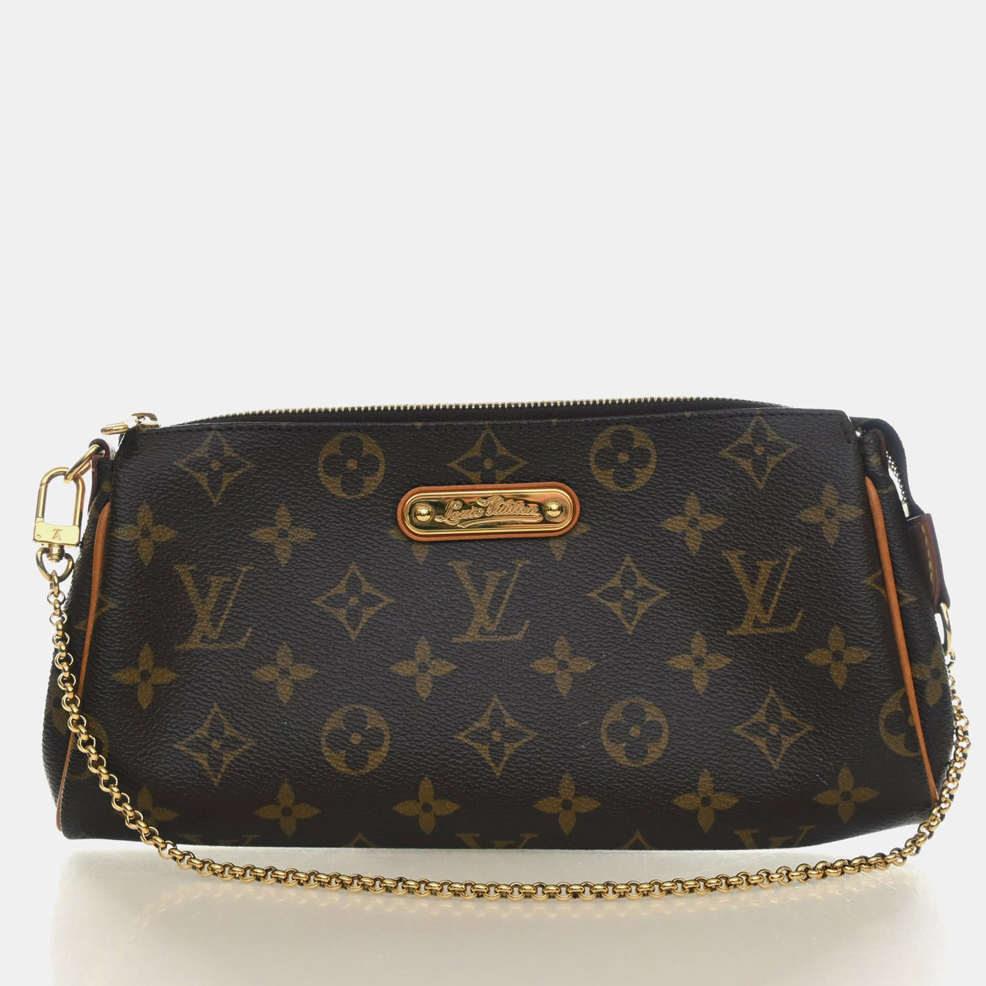 Louis Vuitton Monogram Eva Pochette Brown Monogram Canvas Crossbody Bag