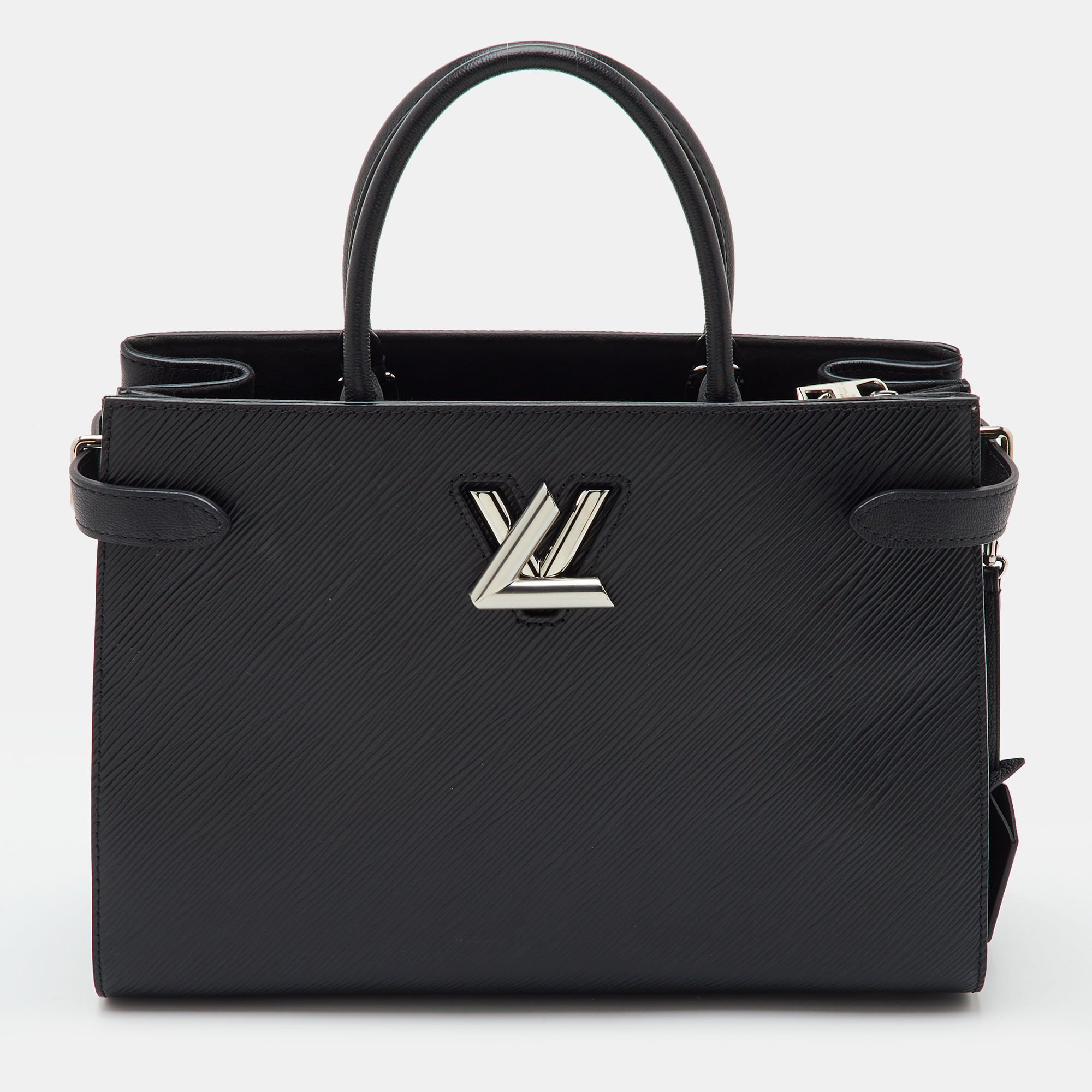 Louis Vuitton Twist Tote Black Epi Leather Bag
