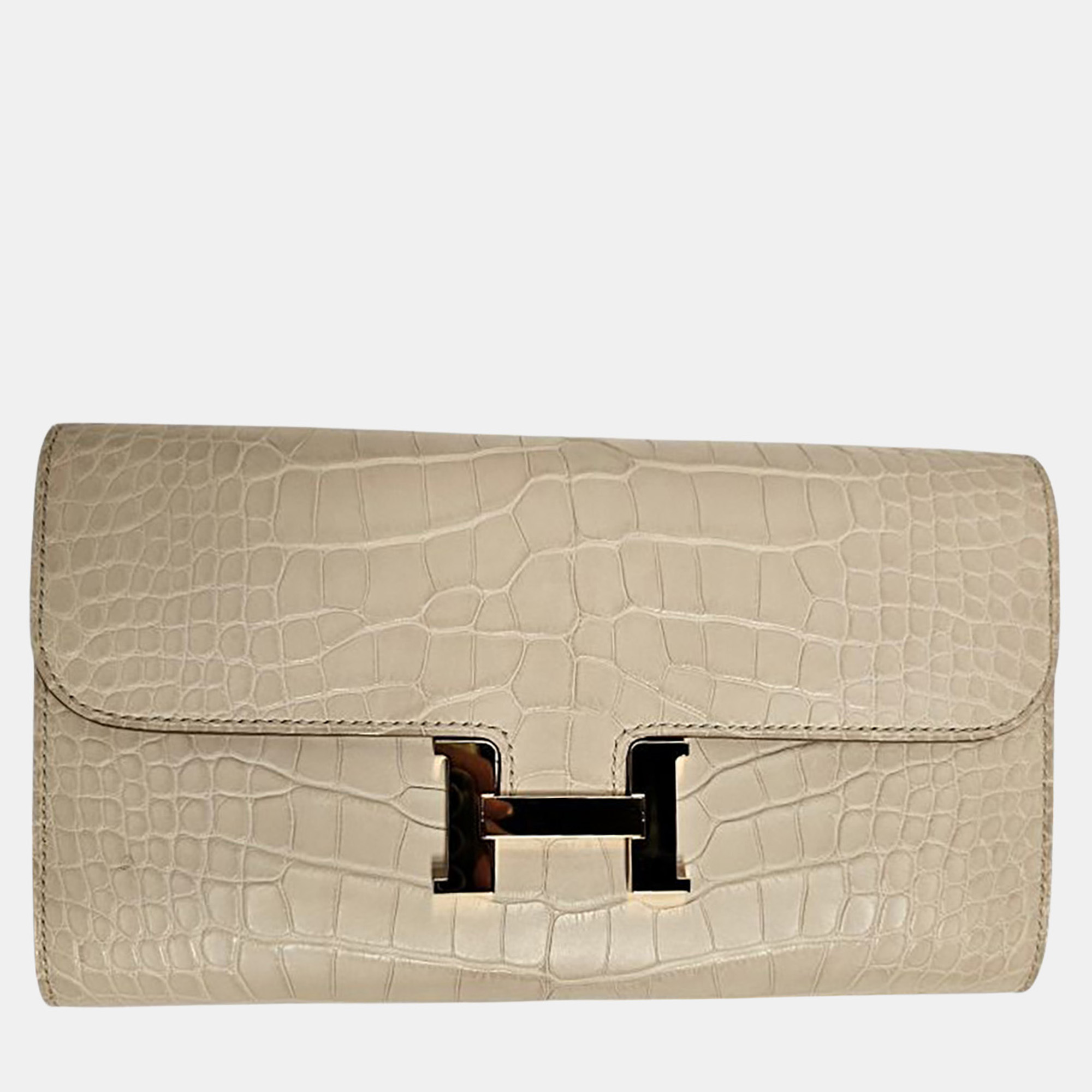 Hermes Constance To Go wallet luxurious Alligator Mississippiensis