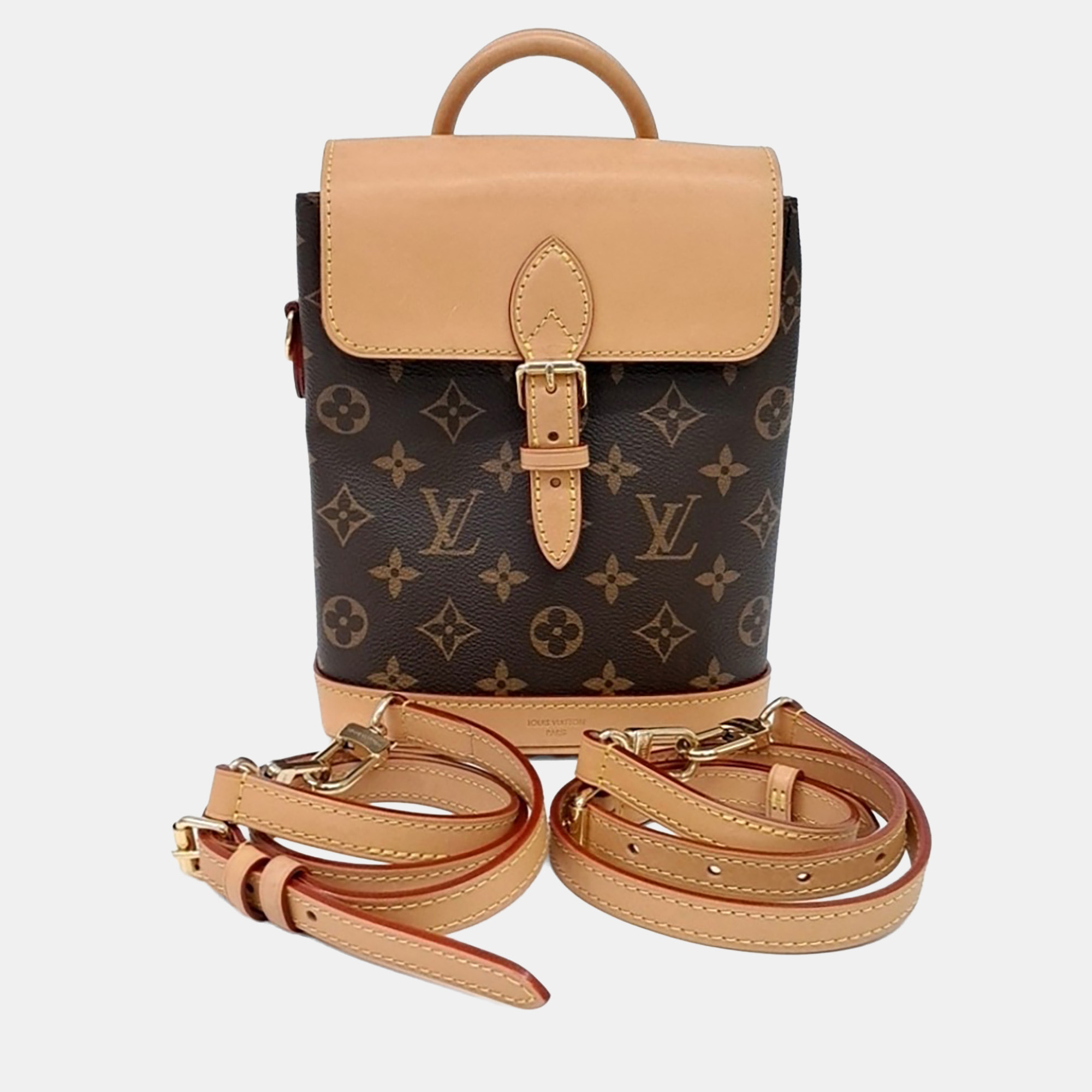 Louis Vuitton Brown PVC Monogram Soho Mini M14651