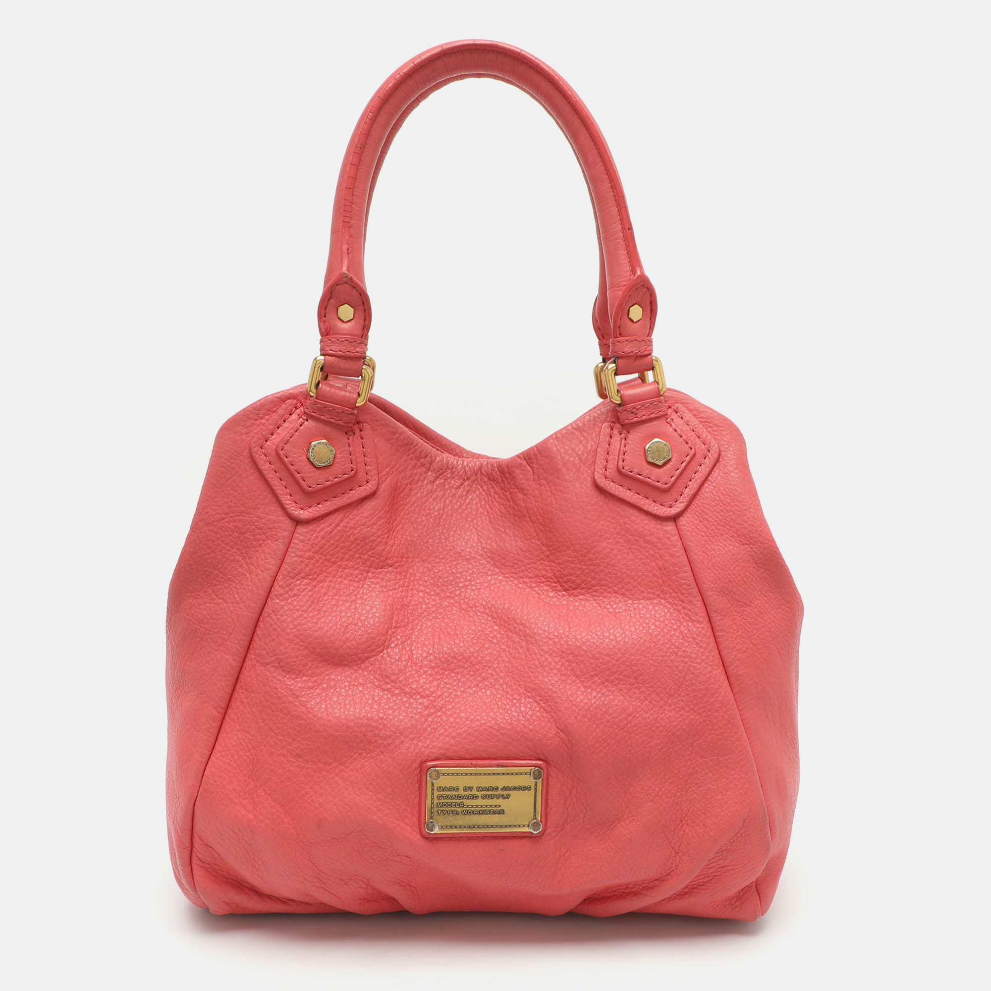 Marc by Marc Jacobs Classic Q Fran Pink Leather Tote