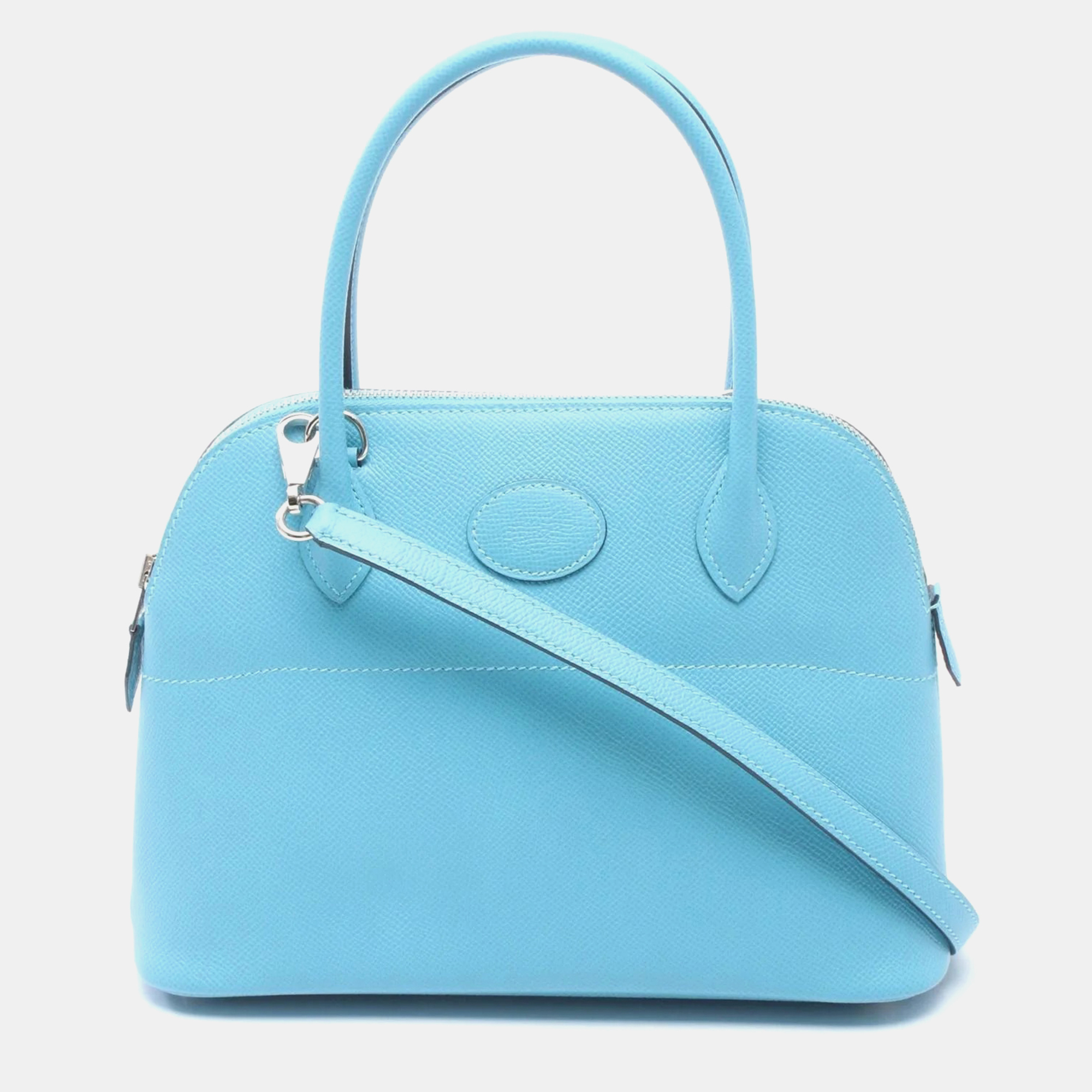 Hermes Bolide27 Blue du nord Epsom&nbsp;Handbag