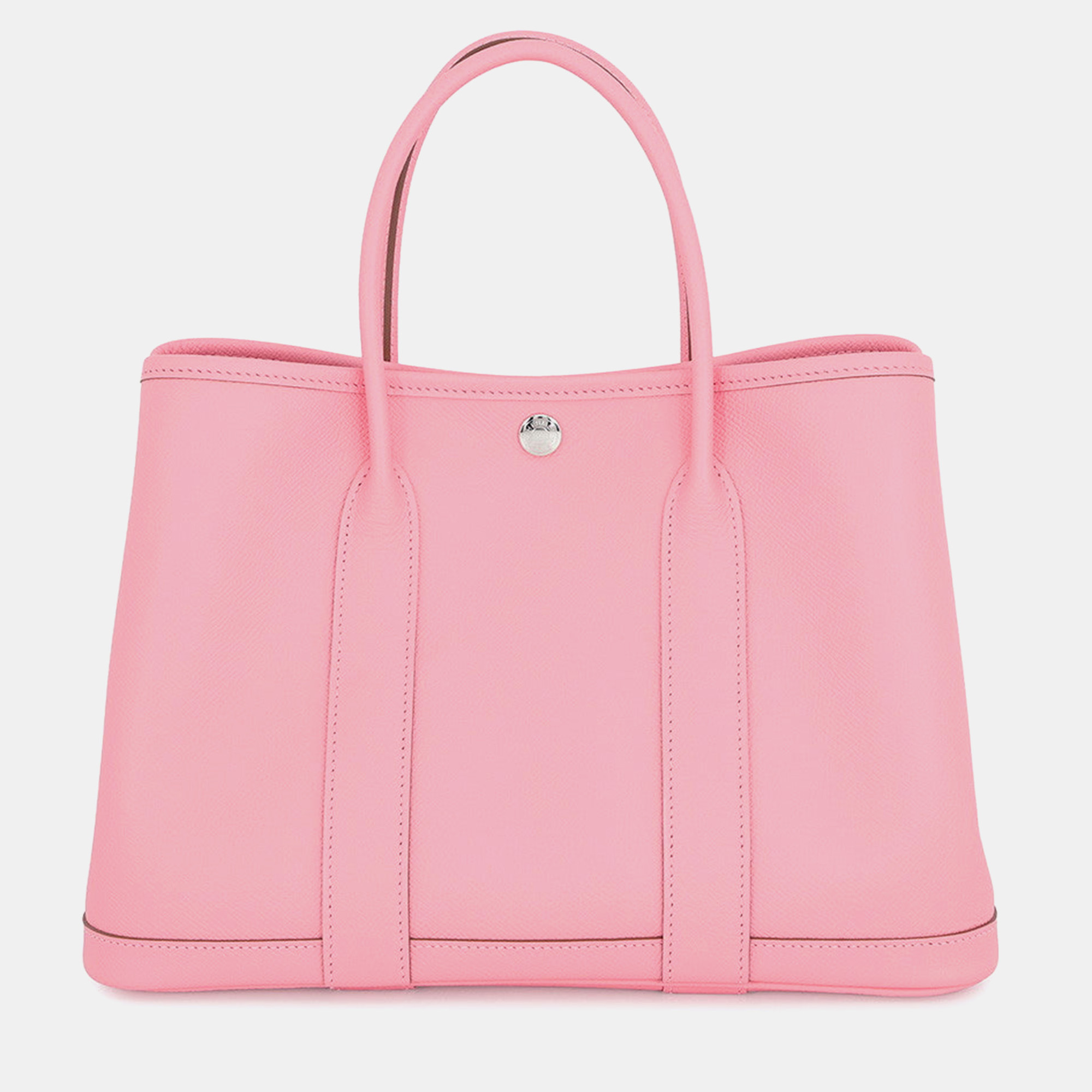 Hermes Garden Party TPM Rose Confetti Epsom Leather Tote Bag