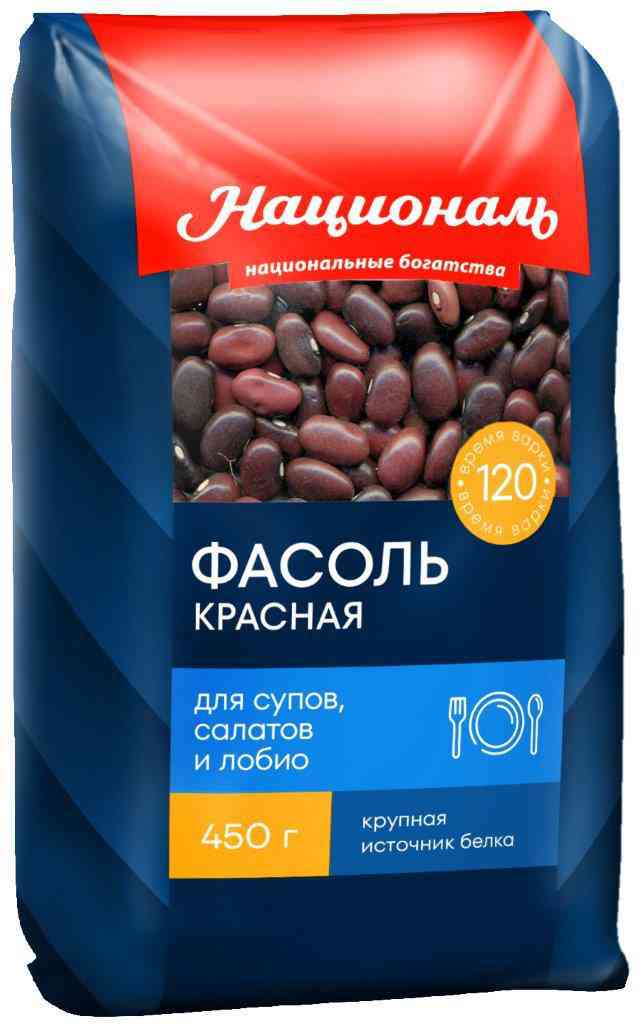 Фасоль Националь красная
