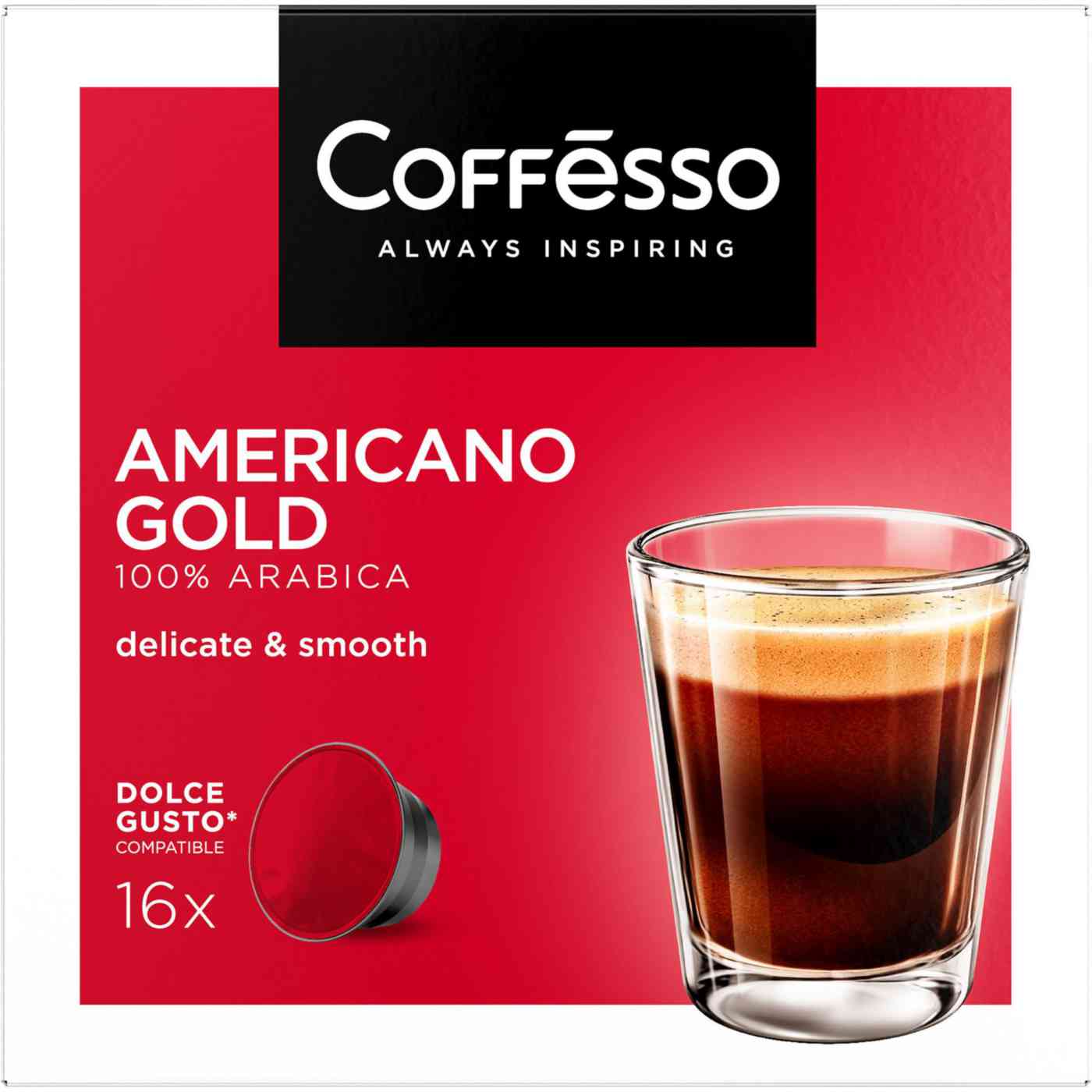 Кофе в капсулах Coffesso Americano Gold