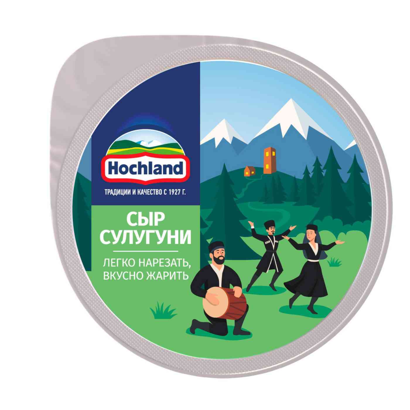 Сыр Hochland Сулугуни 45%