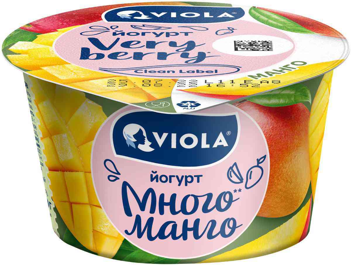 Йогурт Viola Very Berry Манго 2,6%