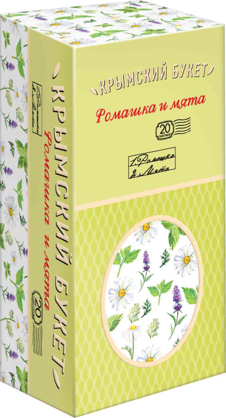 Чайный напиток Крымский Букет Ромашка и мята