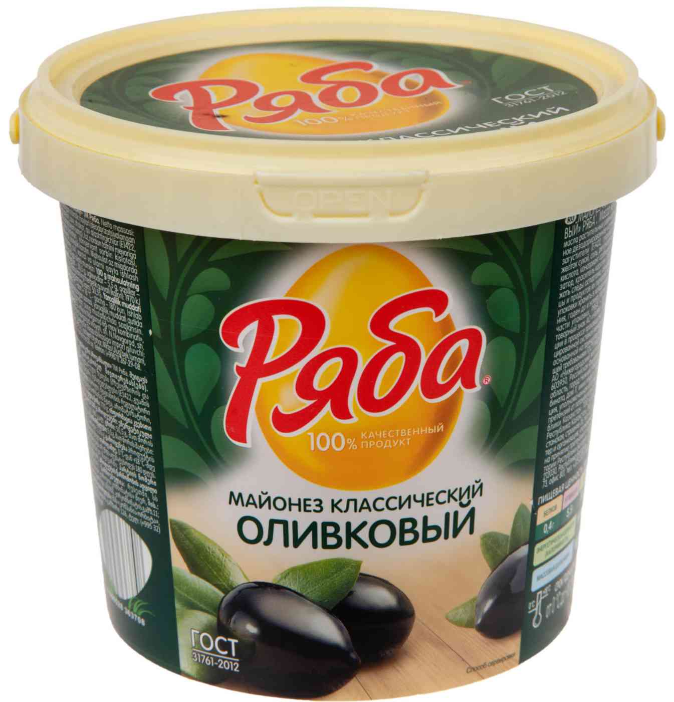 Майонез оливковый Ряба классический 50,5%