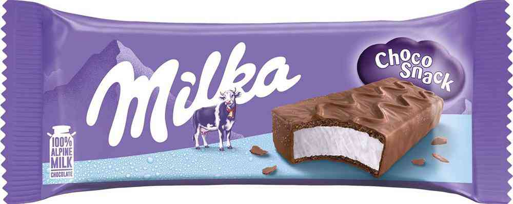 Пирожное бисквитное Milka Шоколадный с кремом с молоком в молочном шоколаде