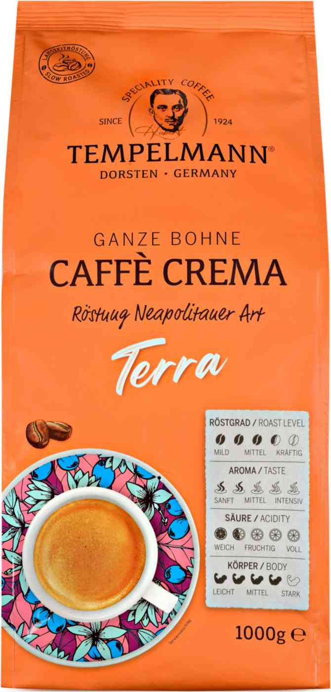 Кофе в зернах Tempelmann Terra средняя обжарка