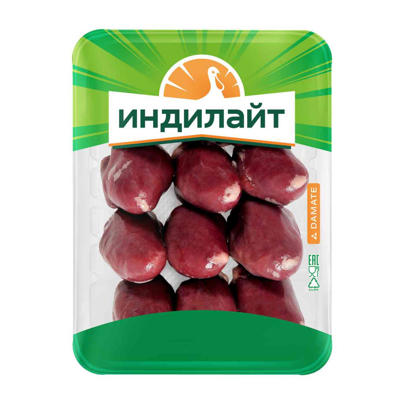 Сердце индейки охлаждённое Индилайт