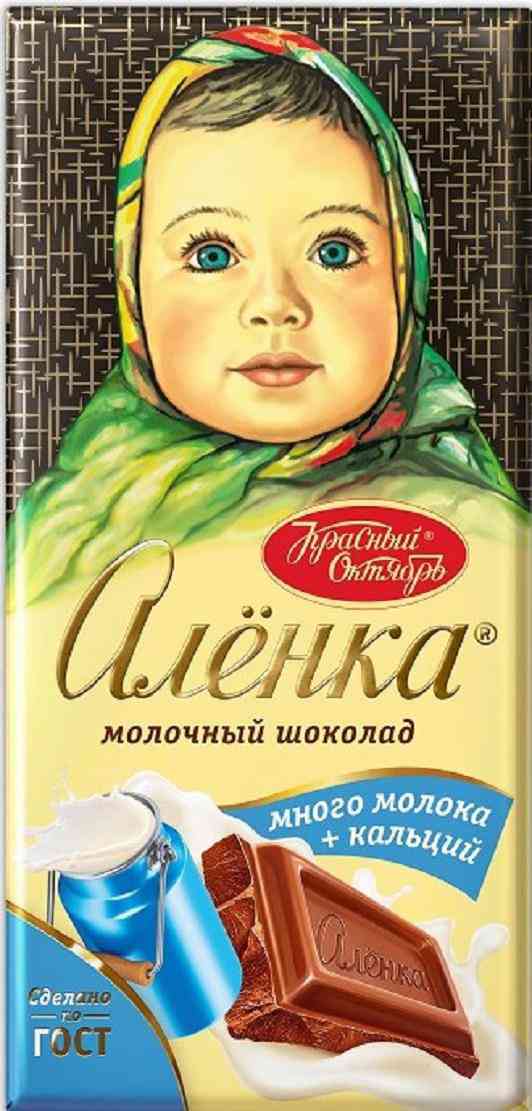 Шоколад молочный Алёнка Много молока