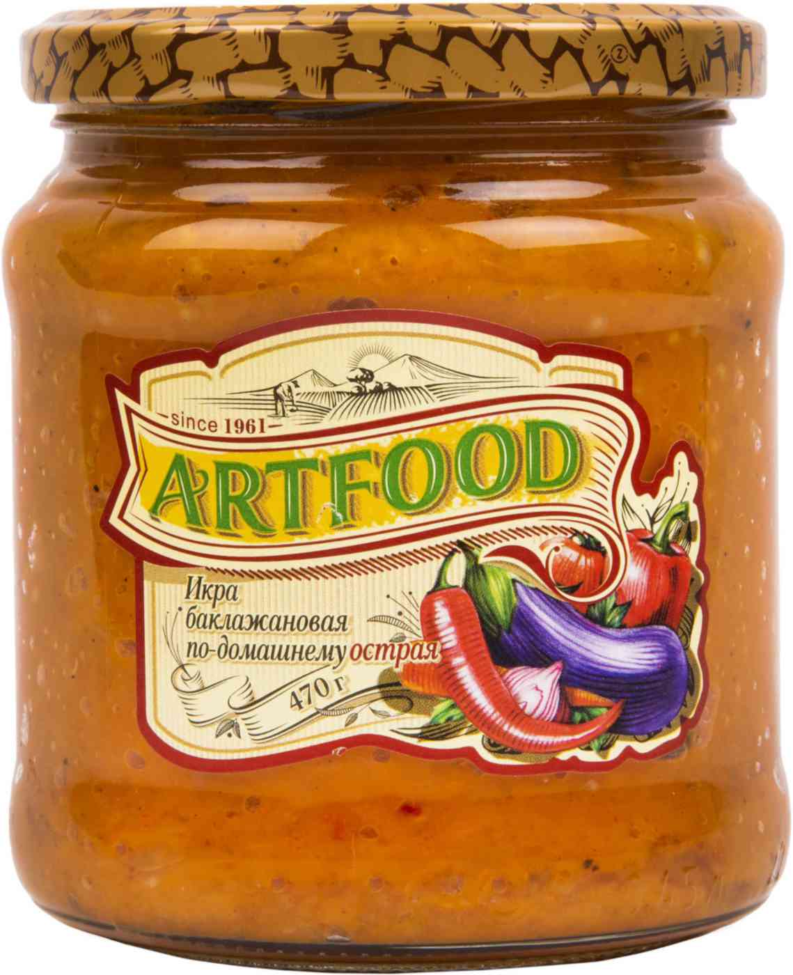 Икра баклажановая Artfood по-домашнему острая