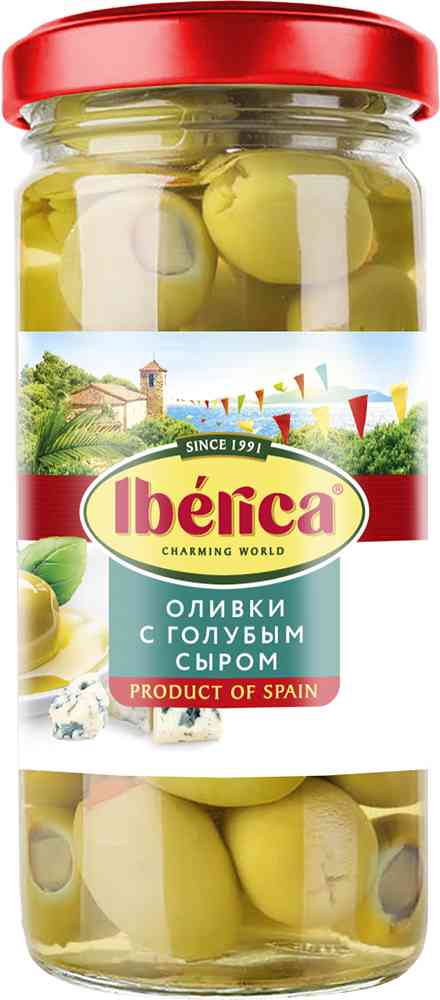 Оливки Iberica голубой сыр