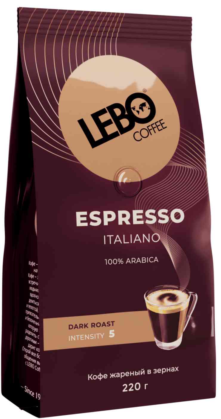 Кофе в зернах Lebo Espresso Италиано