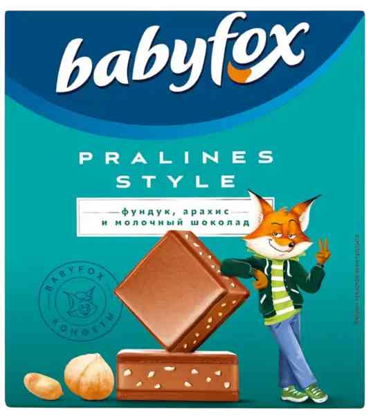 Конфеты Babyfox фундук-арахис-шоколад