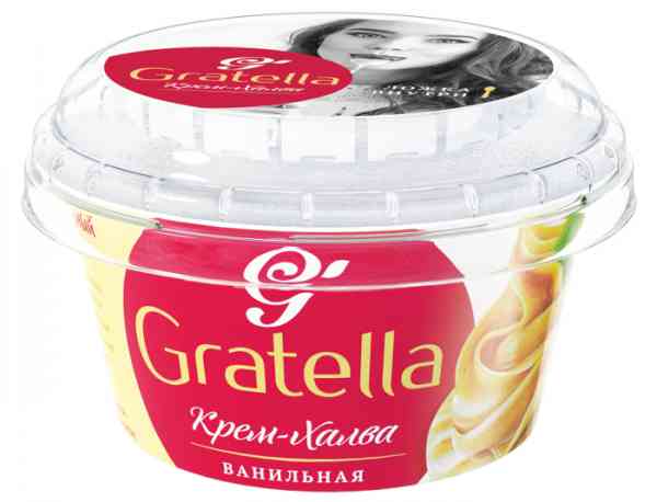 Крем-халва Gratella ванильная