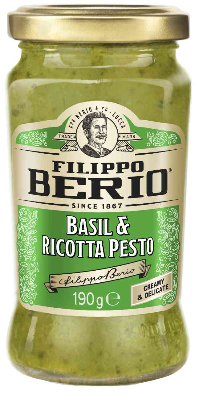 Соус песто Filippo Berio с базиликом и рикоттой