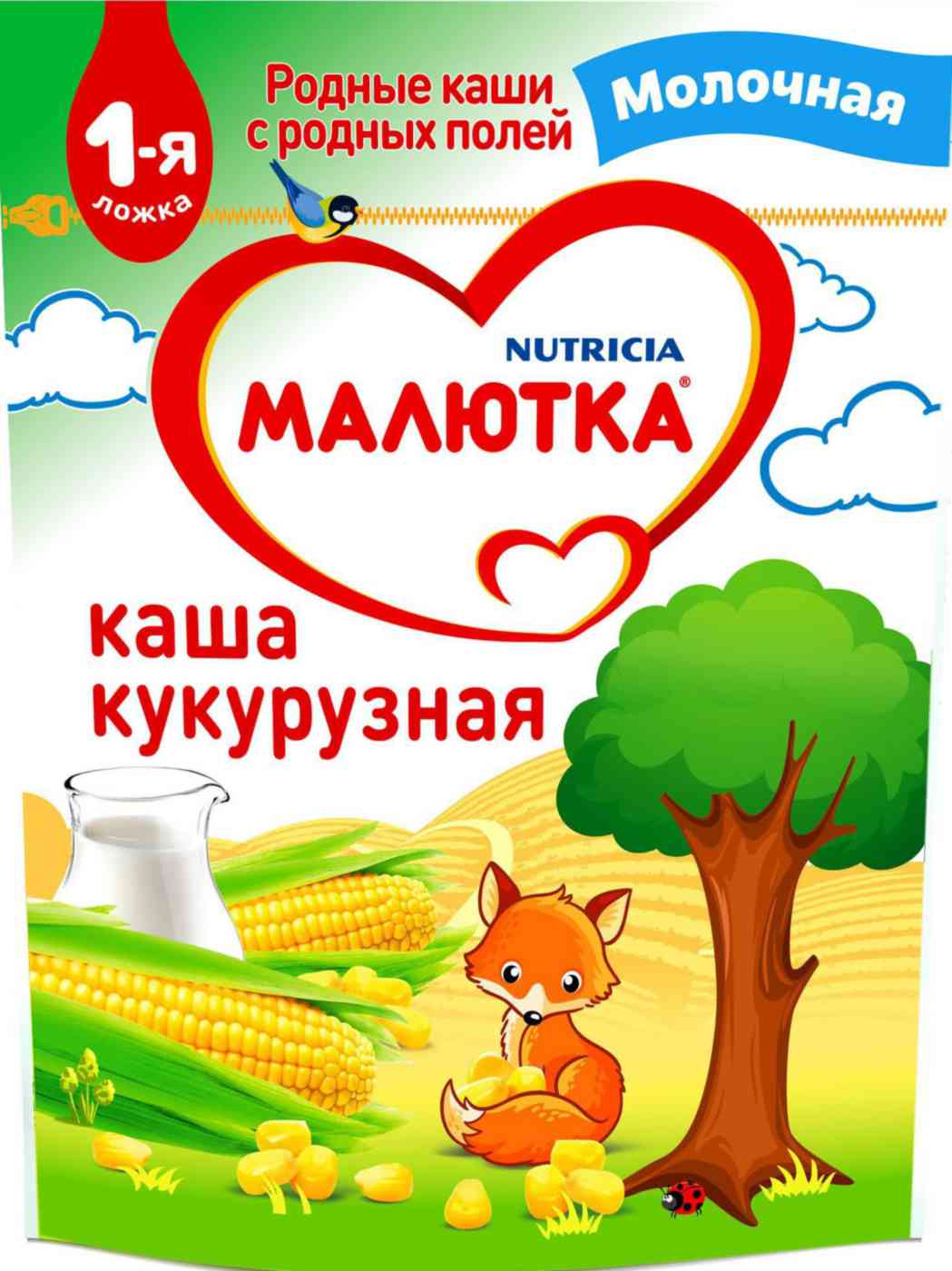 Каша кукурузная молочная Малютка с 5 месяцев