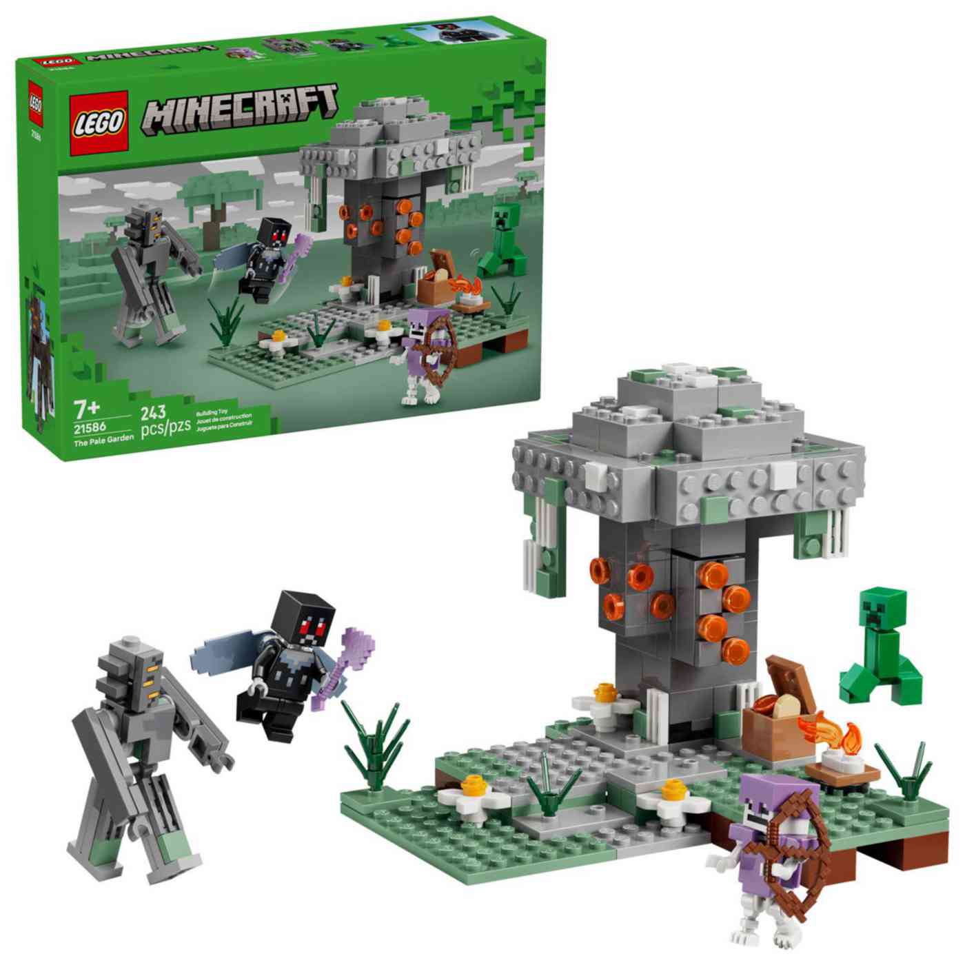 Конструктор LEGO Minecraft 21586 Бледный сад 7+