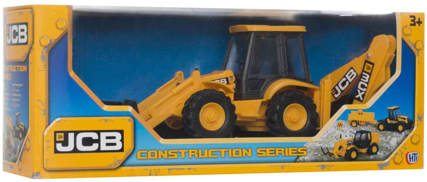 Трактор игрушечный с прицепом HTI JCB 1:32