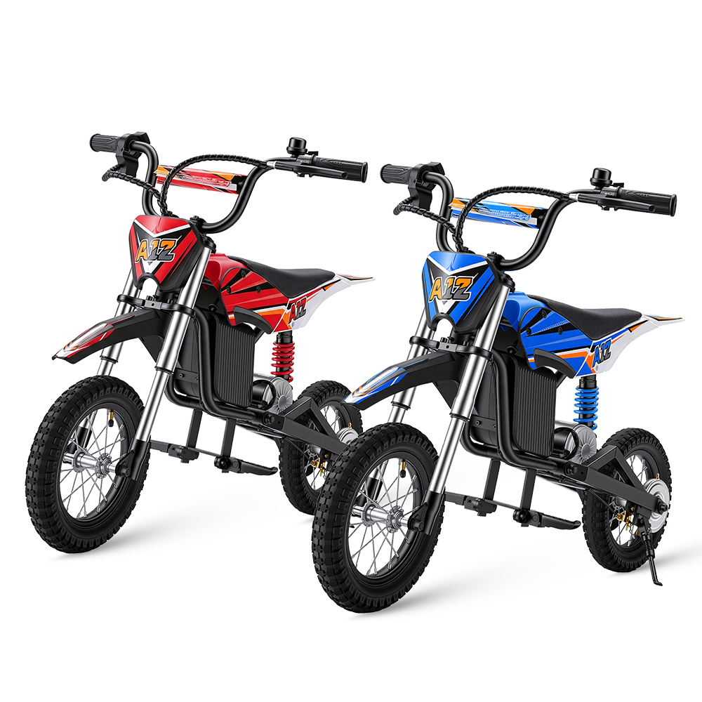iScooter A12 Kids E-Moto Toy with 350W Motor 20km Range 36V4.5Ah Battery 3 Speeds Dual Brakes Shock Absorbers LED Lights for Outdoor Fun CN Version HONOR Magic9 Pro Max