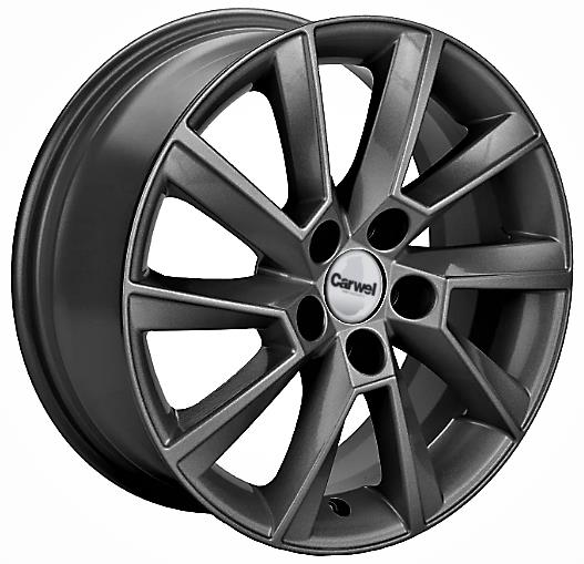 R16 5x100 6J ET45 D57,1 Carwel Иманта 1604 (Fabia/Polo) BL euro-diski.ru 112498