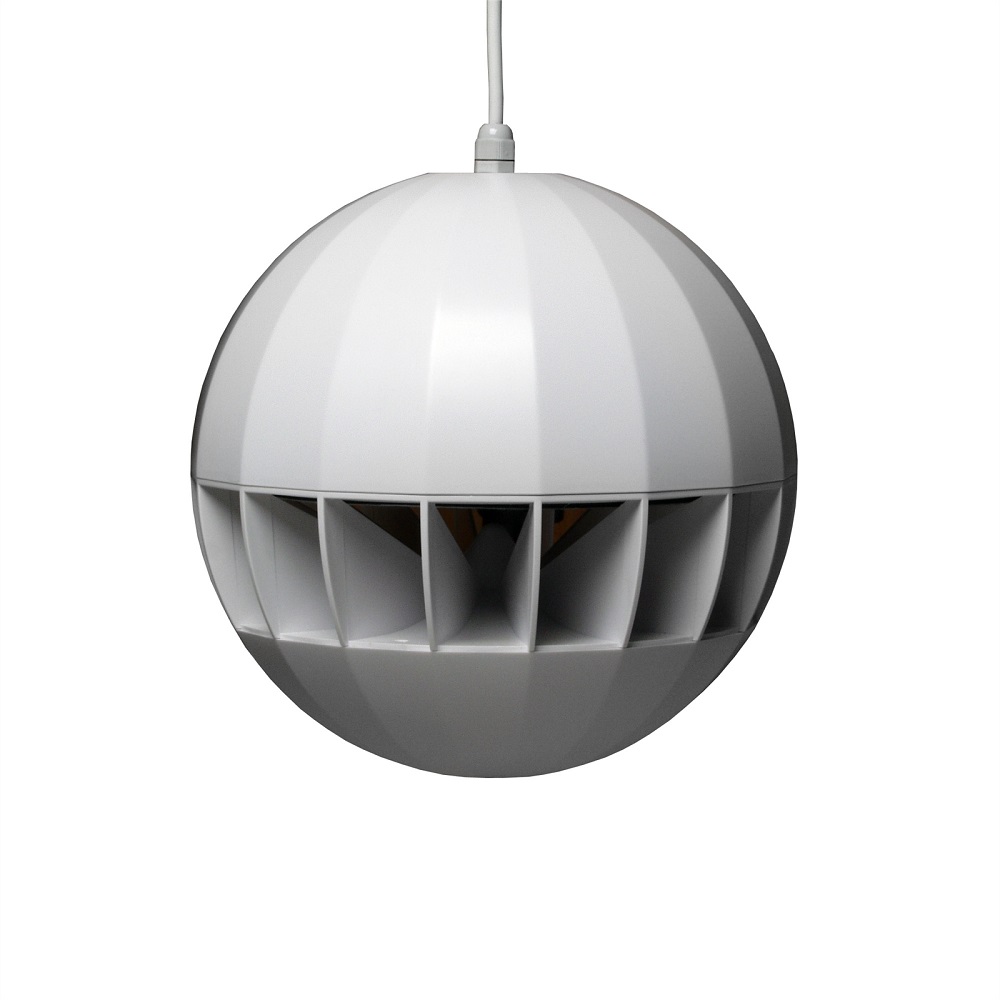 Акустическая система BIAMP SPH20 (APART) подвесная, сферическая, пассивная. 2х8"НЧ-ВЧ. 80 Гц-18 кГц. 30Вт(8 Ом). 5Вт / 10Вт / 20Вт (100 В). 110°. Клем 912.1488.900/911.1488.900