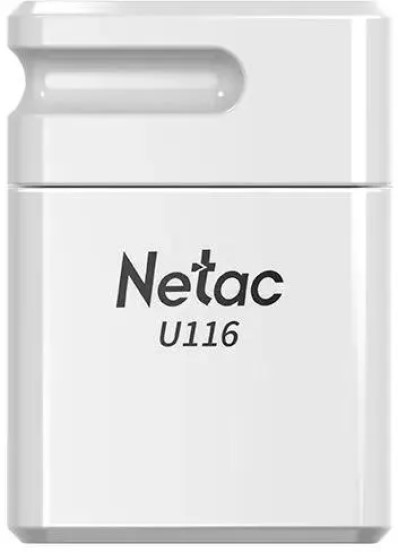 Накопитель USB 2.0 4GB Netac NT03U116N-004G-20WH белый