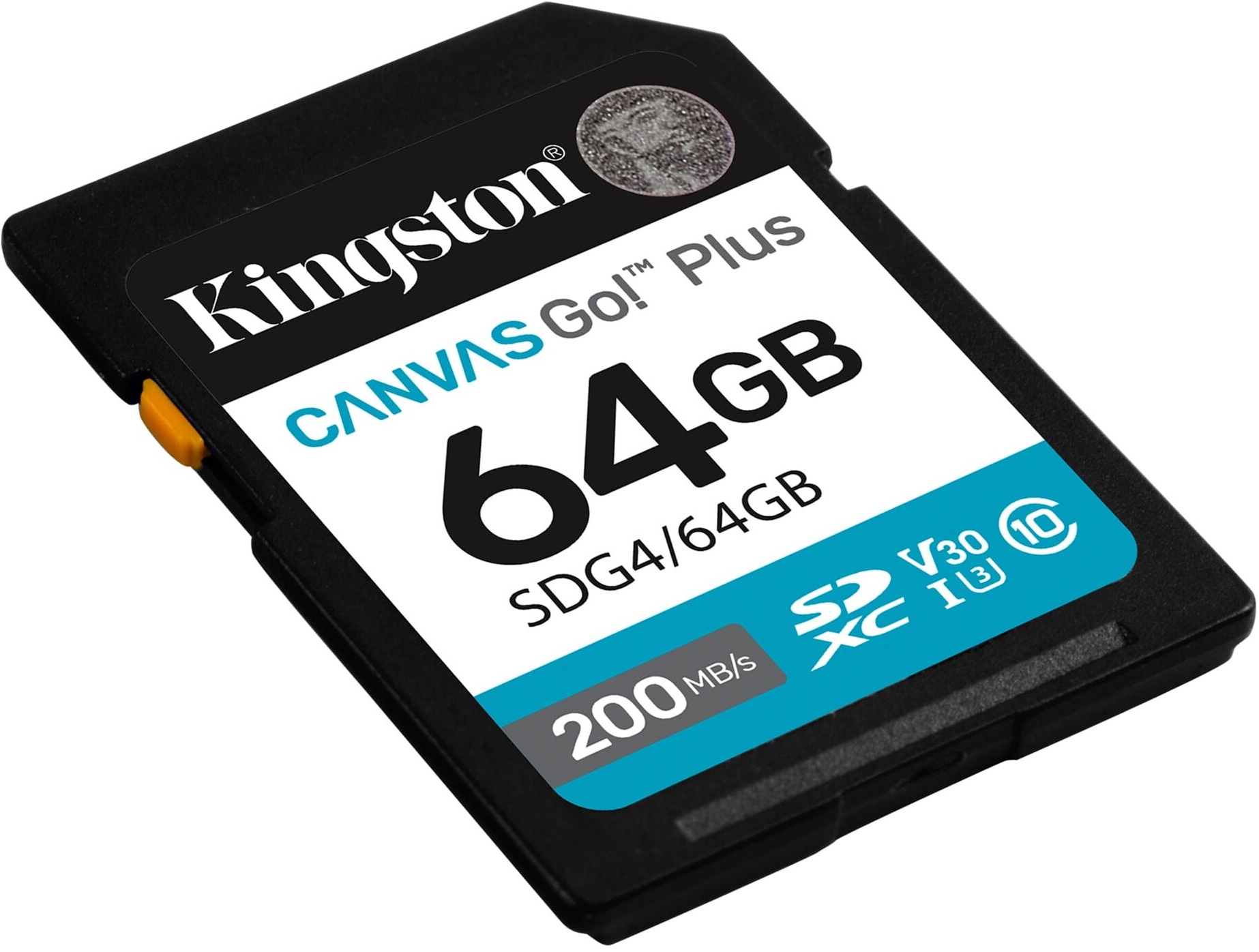 Карта памяти SDXC 64GB Kingston SDG4/64GB Go Plus G4 200R V30
