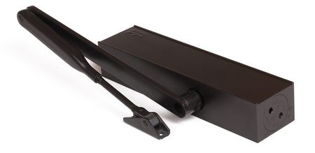 Доводчик Dorma TS Profil EN 2/3/4/5 BC для дверей весом до 150 кг, температурный диапазон (град.С)-35..+40 двухскоростной (коричневый) Dormakaba TS Profil EN 2/3/4/5 BC с рычагом (коричневый)
