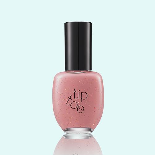 Лак для ногтей с блестками tiptoe Syrup (10 видов) 513 Sour Toe Shoes black