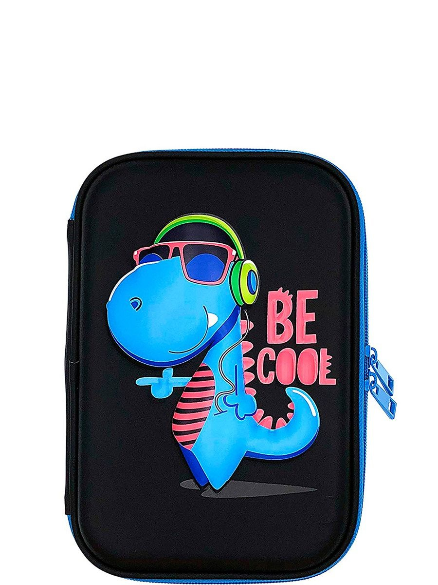 Пенал Multibrand YJ-8032-black/blue