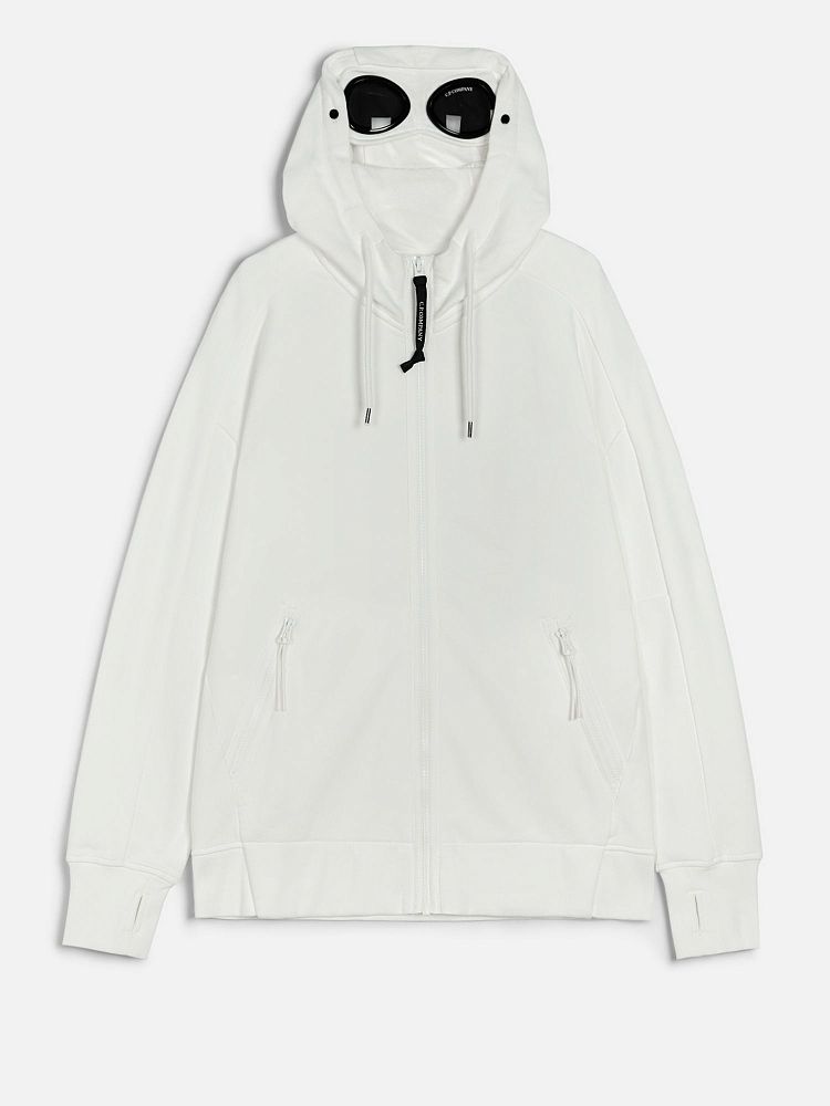 Толстовка Diagonal Raised Fleece Goggle Sweatshirt C.P. Company RCCMSS715A-GAUZEWHT-S