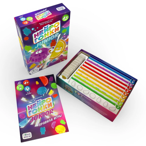 Игра настольная Нейрогонки JUNIOR 4+ Аптеки Плюс